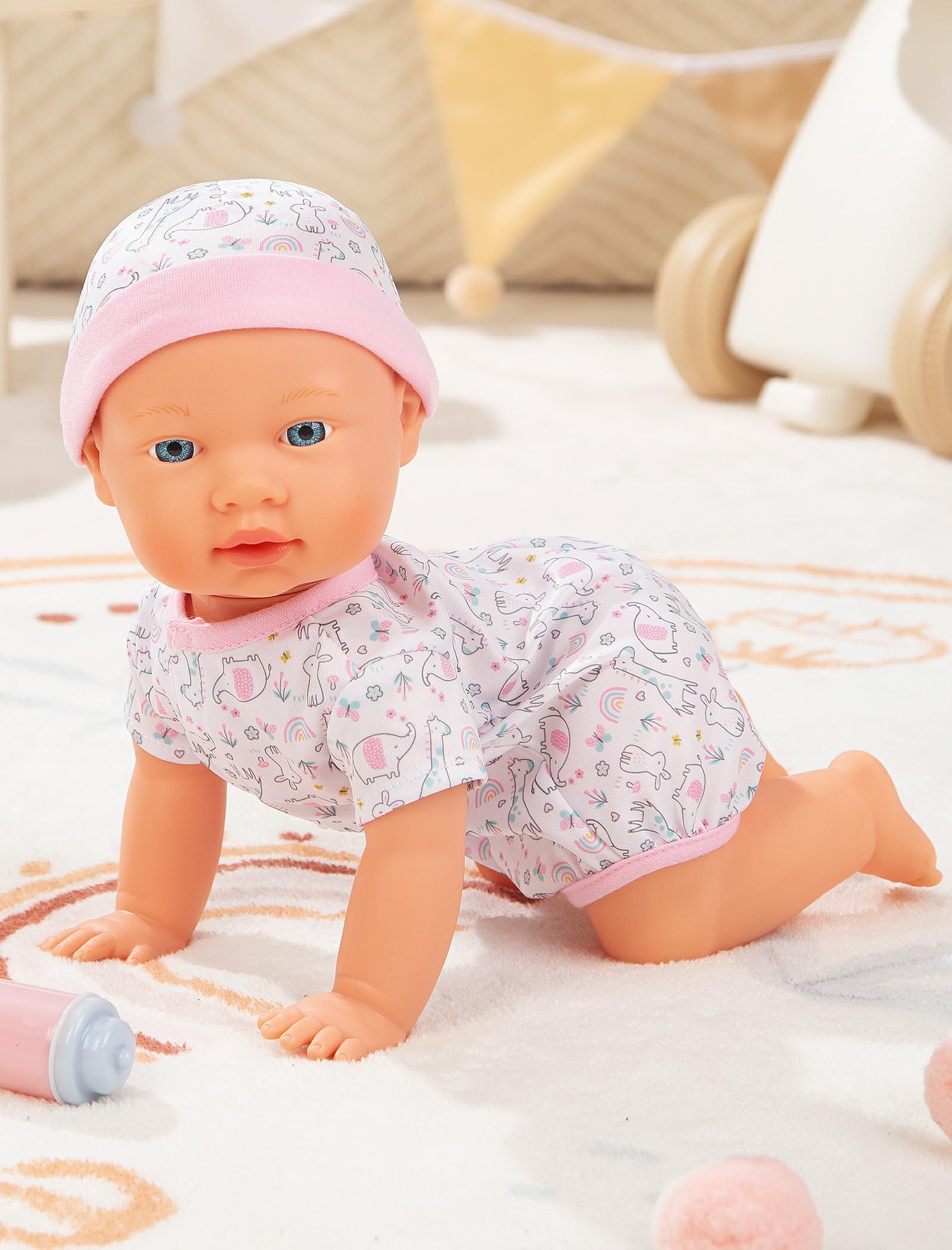 Amazon.com: Mother Love Crawling Baby Doll with Sounds and